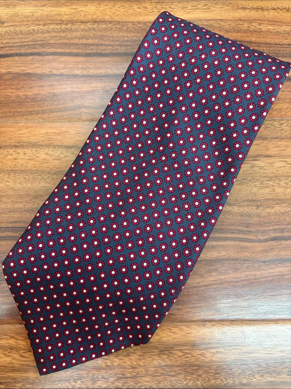Amherst‎ and Brock Silk Neck Tie Italian Polka Dot